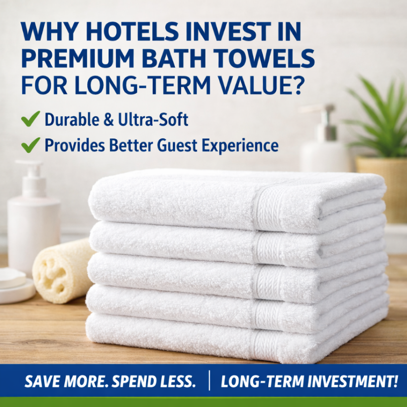 Why Hotels Invest in Premium Bath Towels for Long-Term Value?